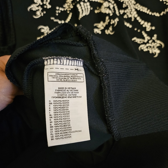 Adidas soccer track jacket black Size M England 2010 World Cup South Africa zip - Picture 5 of 10